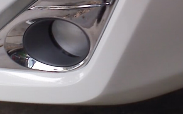 Previously Damaged Car Panel After Protection Treatment